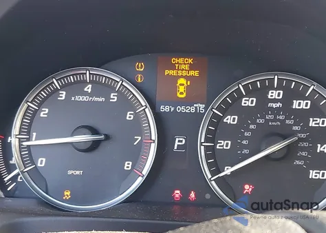 2016 Acura Tlx из США, поврежденный, VIN 19UUB1F37GA007004